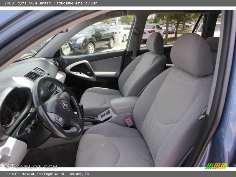 Pacific Blue Metallic / Ash 2008 Toyota RAV4 Limited