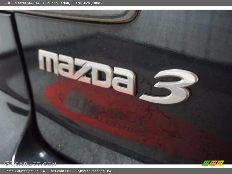 Black Mica / Black 2008 Mazda MAZDA3 i Touring Sedan