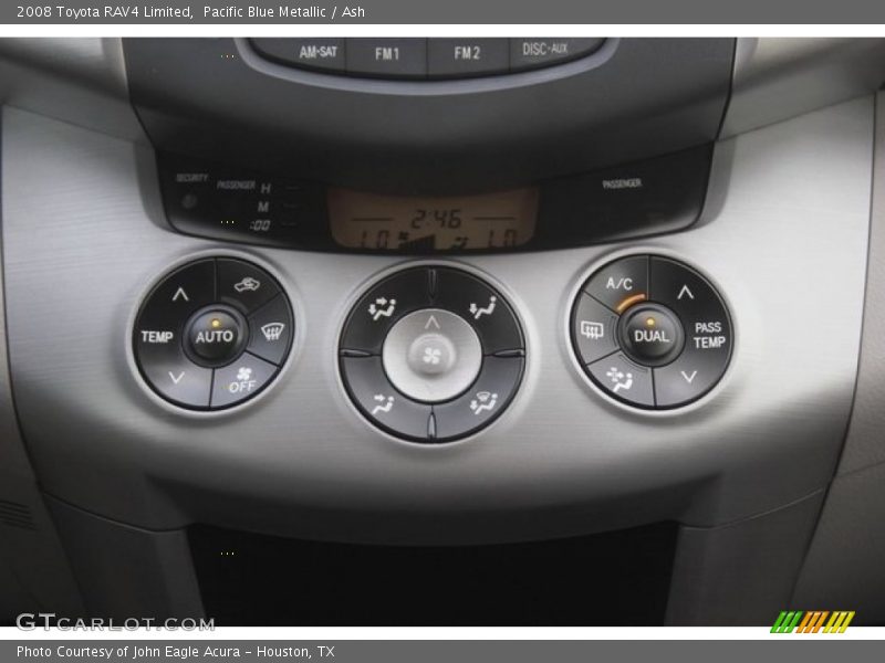 Pacific Blue Metallic / Ash 2008 Toyota RAV4 Limited