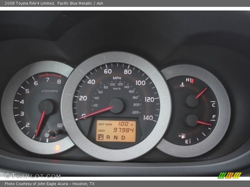 Pacific Blue Metallic / Ash 2008 Toyota RAV4 Limited