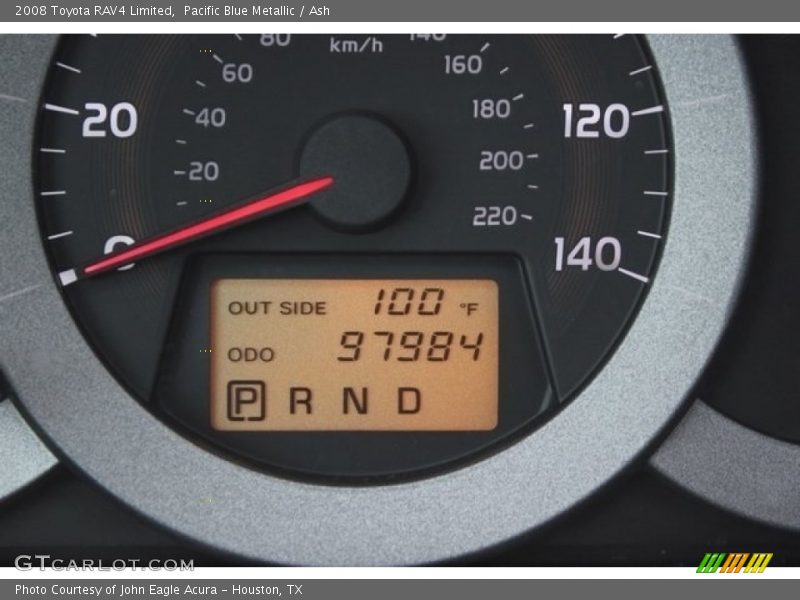 Pacific Blue Metallic / Ash 2008 Toyota RAV4 Limited
