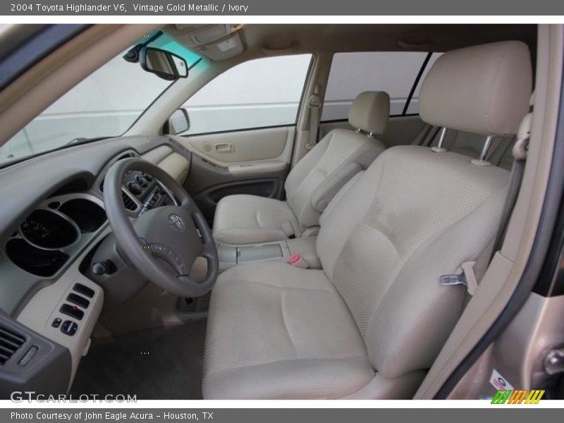 Vintage Gold Metallic / Ivory 2004 Toyota Highlander V6
