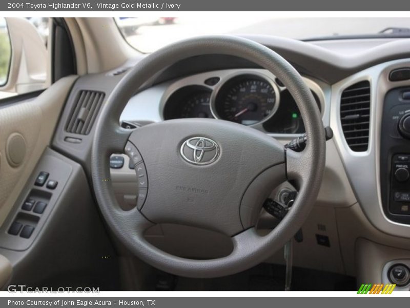 Vintage Gold Metallic / Ivory 2004 Toyota Highlander V6