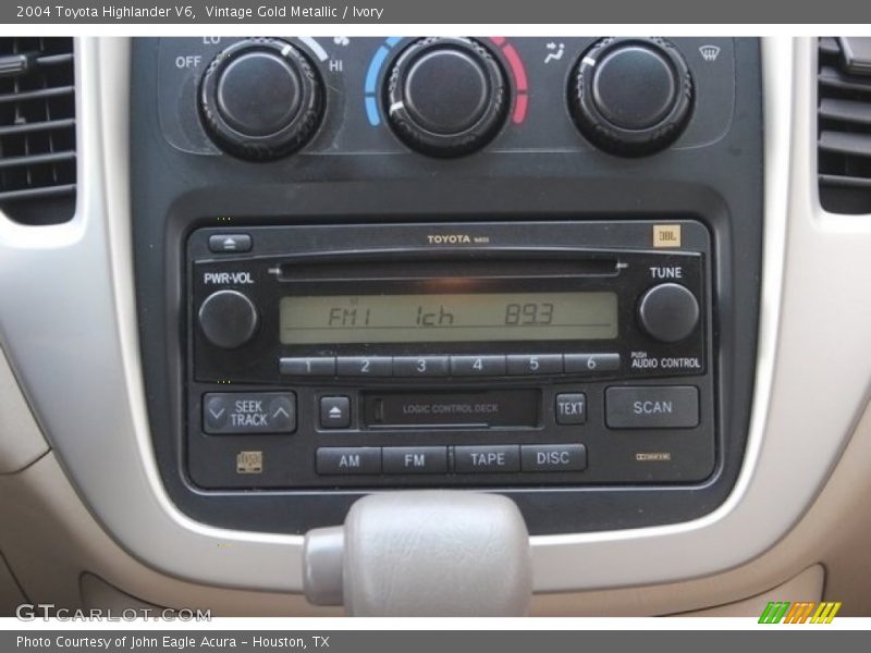 Vintage Gold Metallic / Ivory 2004 Toyota Highlander V6
