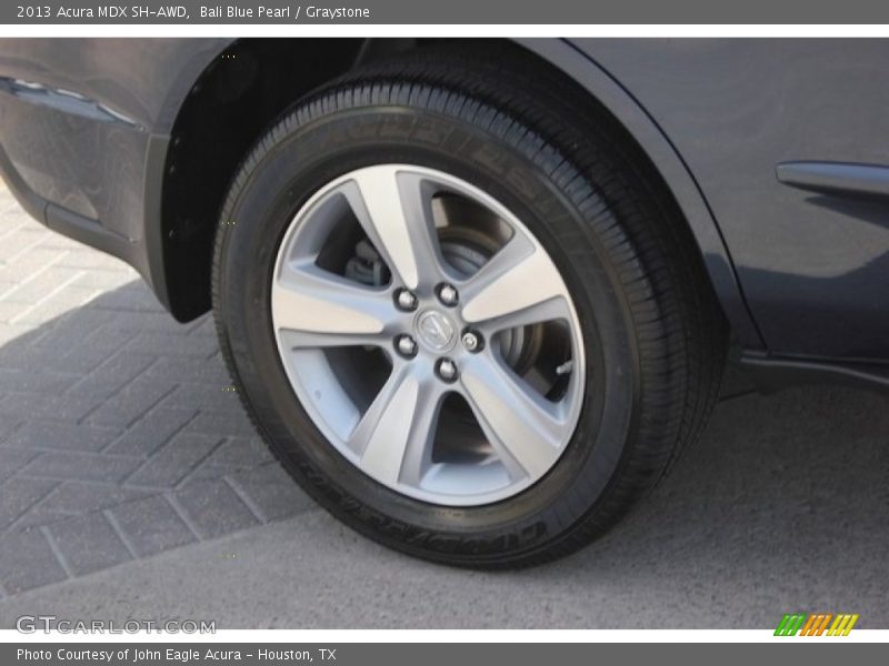 Bali Blue Pearl / Graystone 2013 Acura MDX SH-AWD