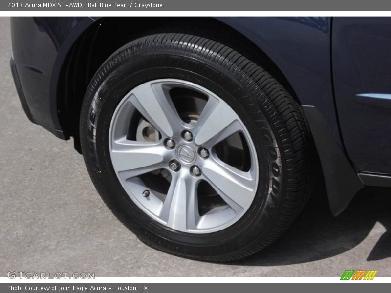 Bali Blue Pearl / Graystone 2013 Acura MDX SH-AWD
