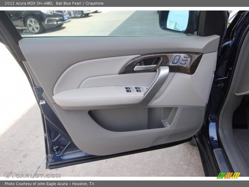 Bali Blue Pearl / Graystone 2013 Acura MDX SH-AWD