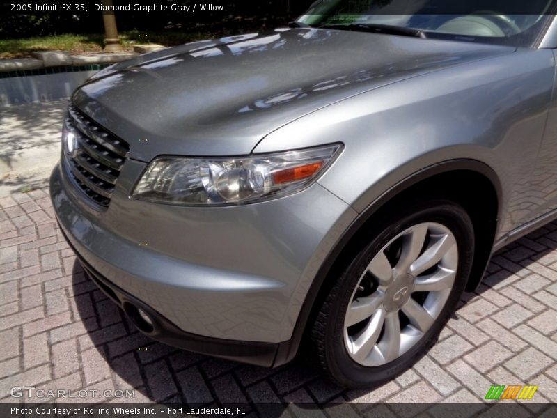Diamond Graphite Gray / Willow 2005 Infiniti FX 35