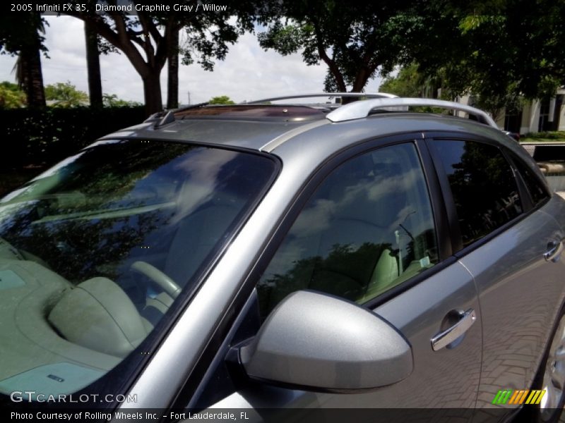 Diamond Graphite Gray / Willow 2005 Infiniti FX 35