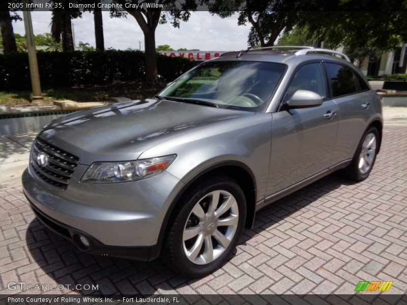 Diamond Graphite Gray / Willow 2005 Infiniti FX 35