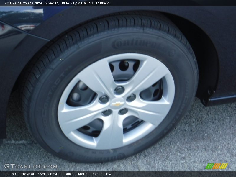 Blue Ray Metallic / Jet Black 2016 Chevrolet Cruze LS Sedan
