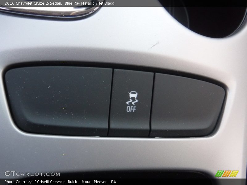 Blue Ray Metallic / Jet Black 2016 Chevrolet Cruze LS Sedan