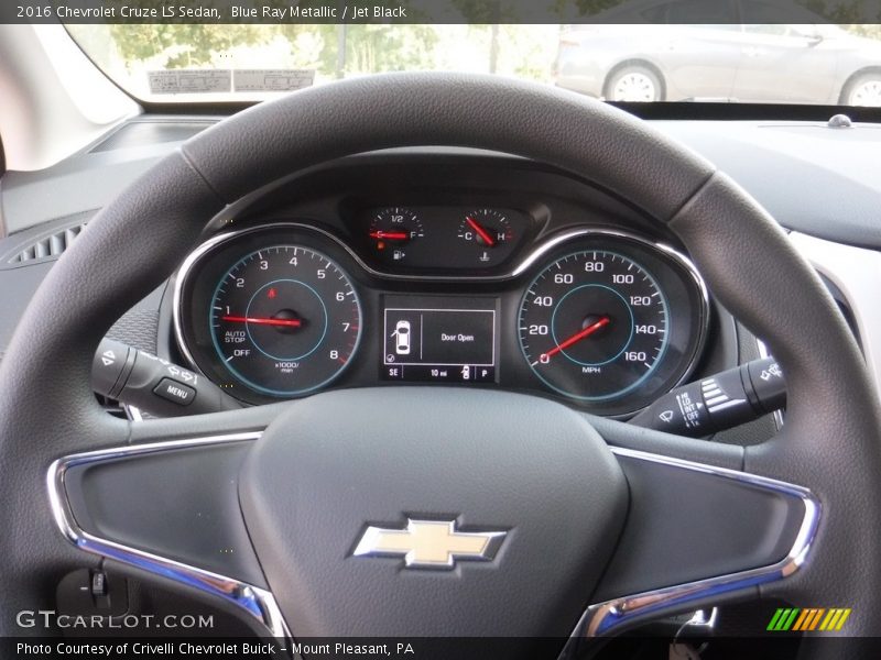 Blue Ray Metallic / Jet Black 2016 Chevrolet Cruze LS Sedan