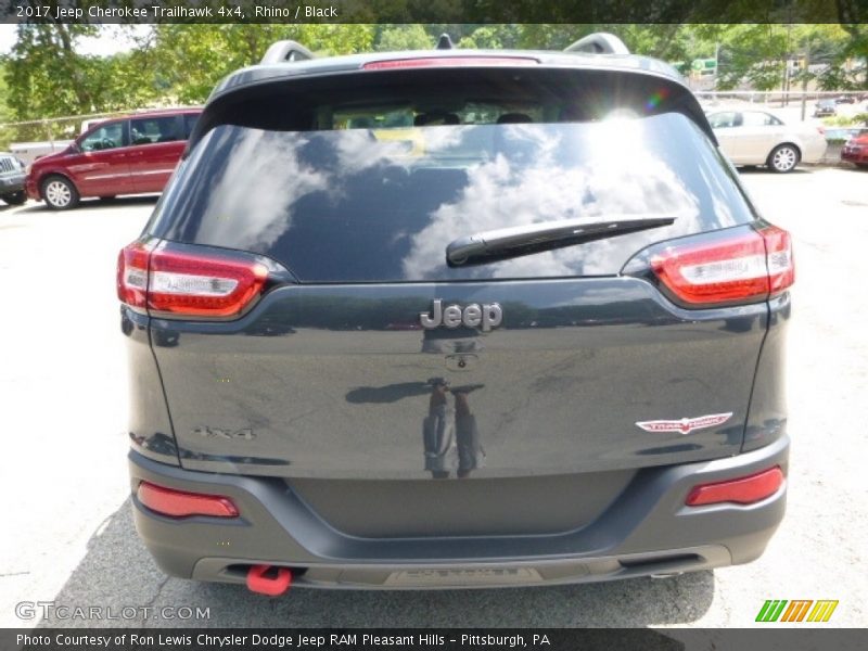 Rhino / Black 2017 Jeep Cherokee Trailhawk 4x4