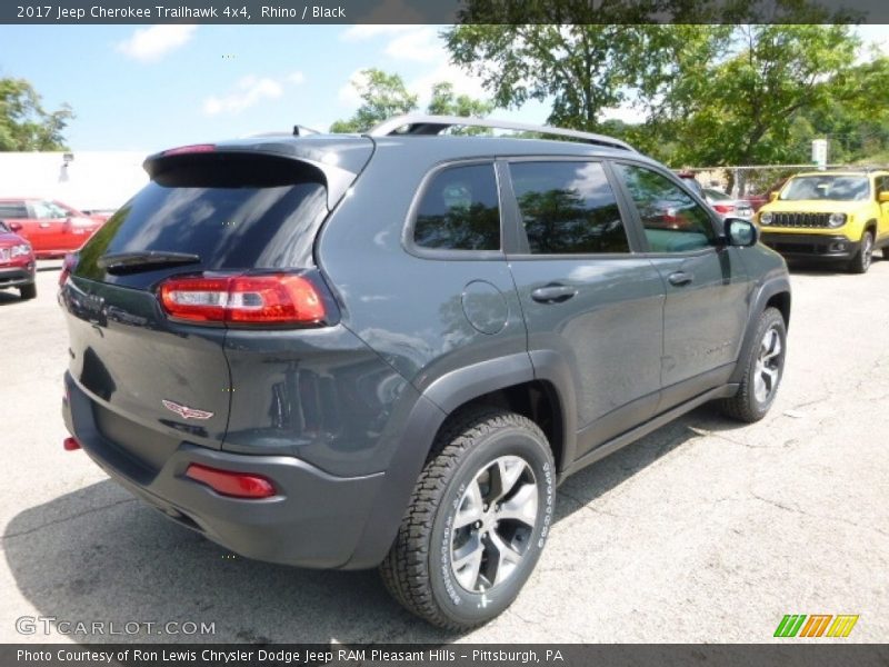 Rhino / Black 2017 Jeep Cherokee Trailhawk 4x4