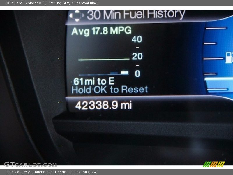 Sterling Gray / Charcoal Black 2014 Ford Explorer XLT