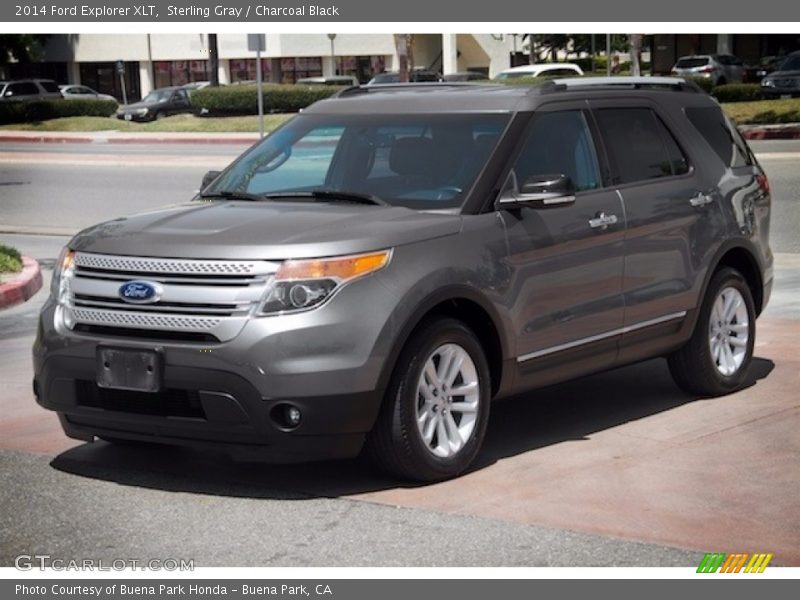 Sterling Gray / Charcoal Black 2014 Ford Explorer XLT