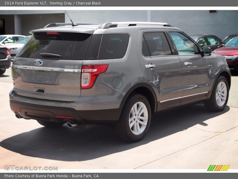 Sterling Gray / Charcoal Black 2014 Ford Explorer XLT