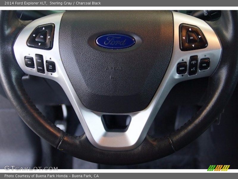 Sterling Gray / Charcoal Black 2014 Ford Explorer XLT