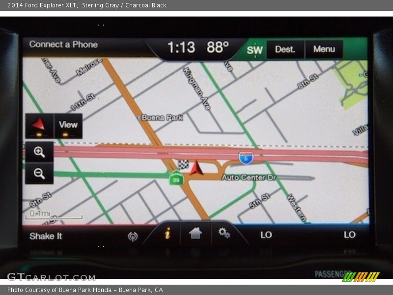 Sterling Gray / Charcoal Black 2014 Ford Explorer XLT