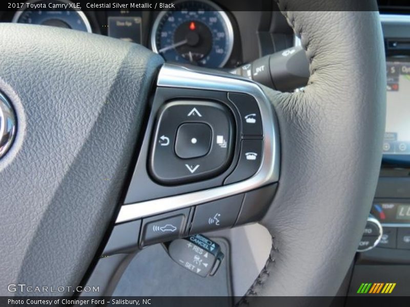Controls of 2017 Camry XLE