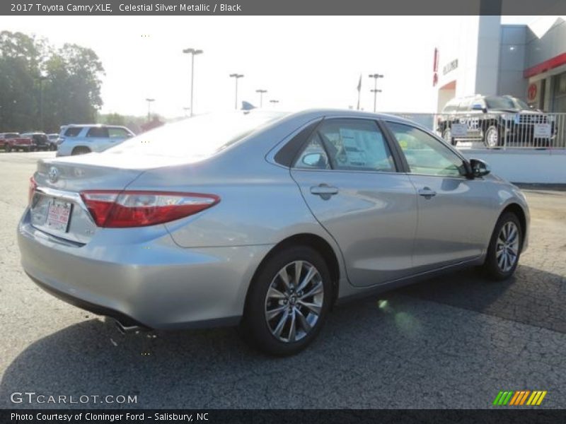 Celestial Silver Metallic / Black 2017 Toyota Camry XLE