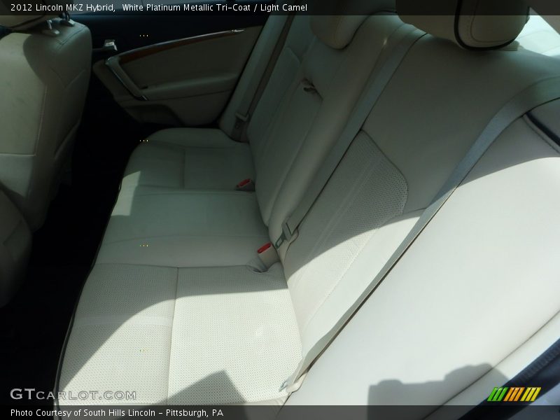 White Platinum Metallic Tri-Coat / Light Camel 2012 Lincoln MKZ Hybrid