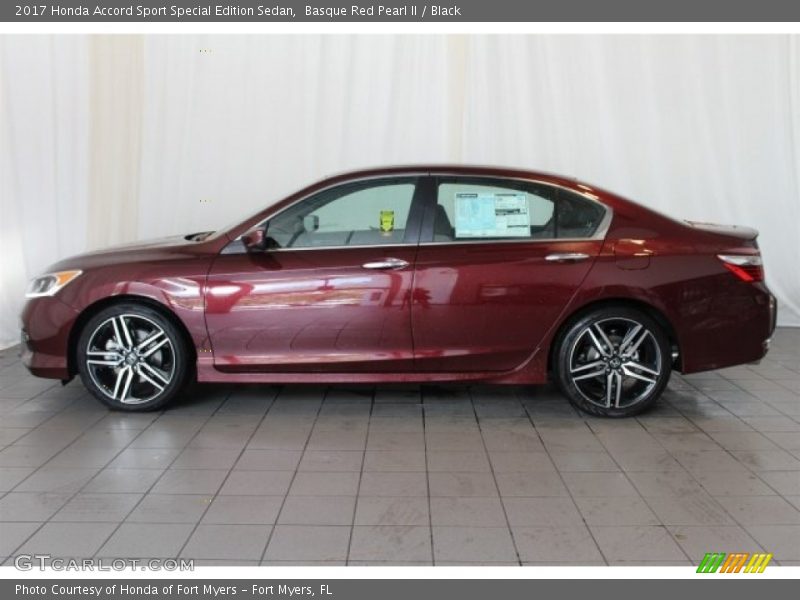 Basque Red Pearl II / Black 2017 Honda Accord Sport Special Edition Sedan