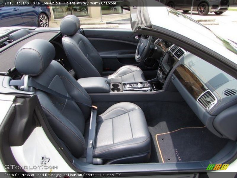 Polaris White / Warm Charcoal 2013 Jaguar XK XKR Convertible