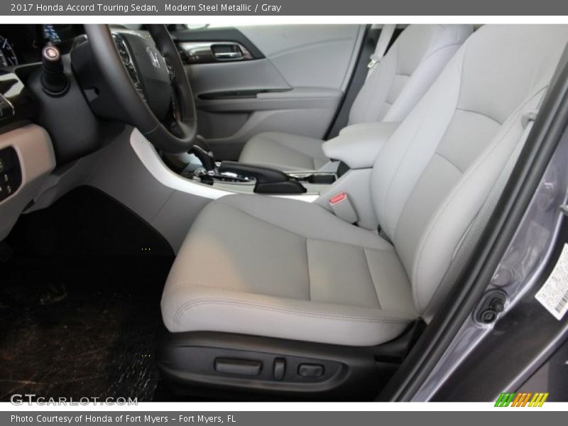 Modern Steel Metallic / Gray 2017 Honda Accord Touring Sedan