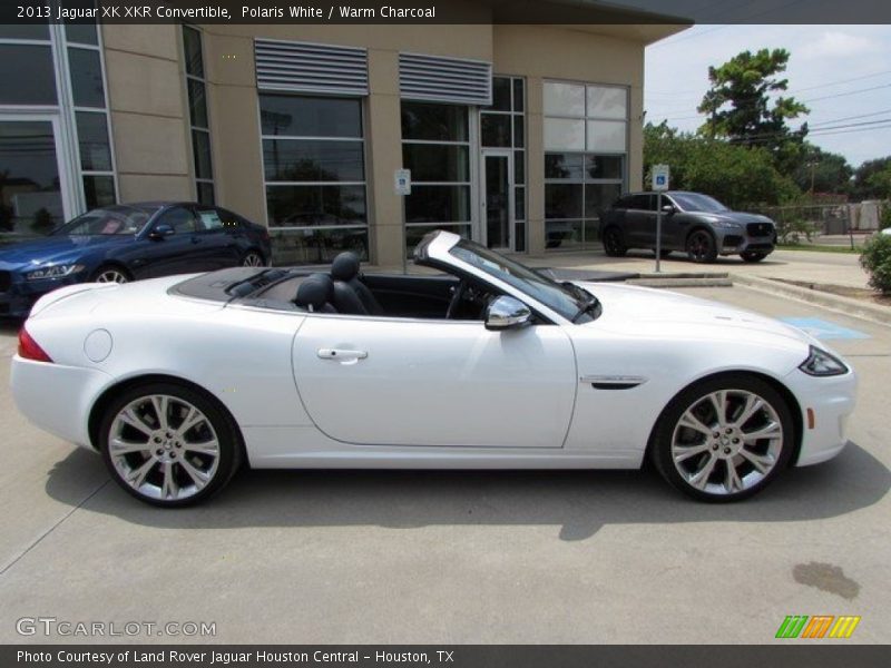 Polaris White / Warm Charcoal 2013 Jaguar XK XKR Convertible