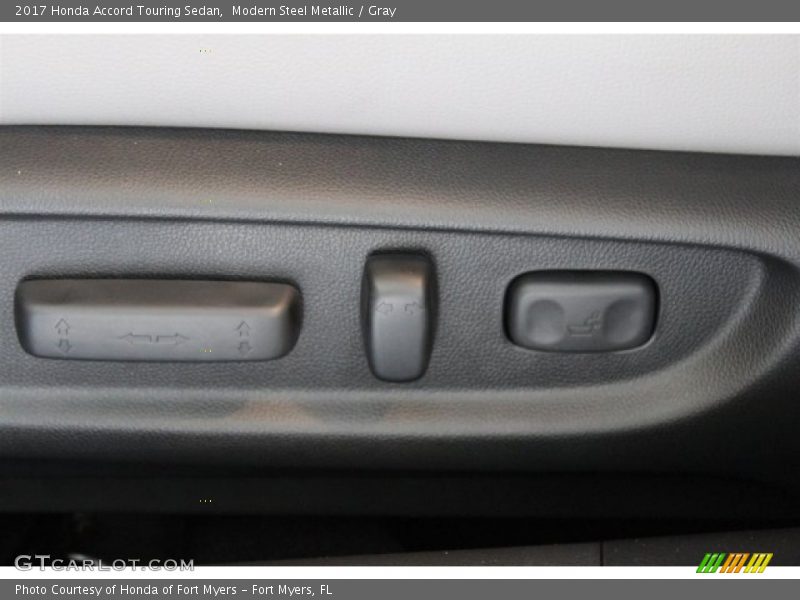 Modern Steel Metallic / Gray 2017 Honda Accord Touring Sedan