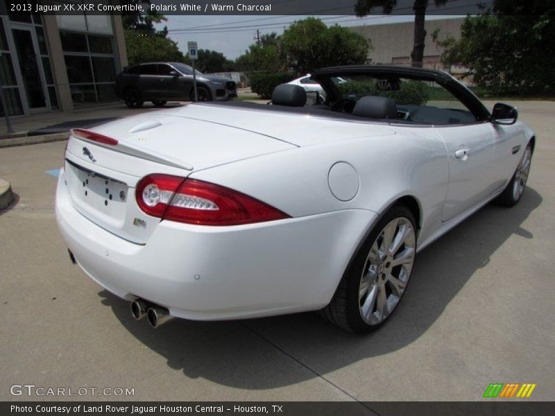 Polaris White / Warm Charcoal 2013 Jaguar XK XKR Convertible