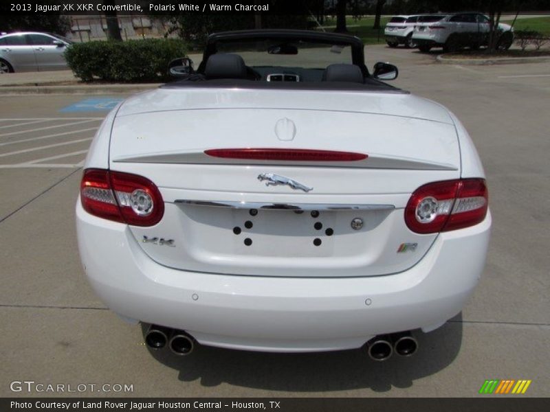 Polaris White / Warm Charcoal 2013 Jaguar XK XKR Convertible