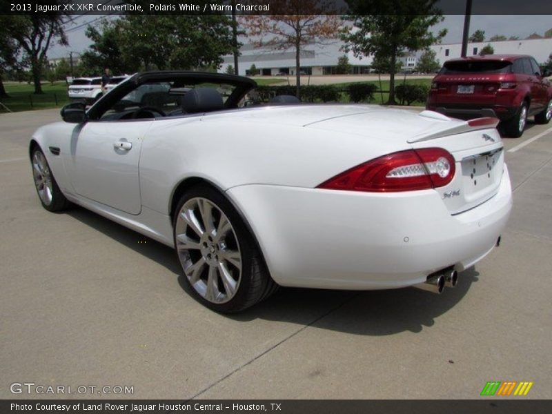 Polaris White / Warm Charcoal 2013 Jaguar XK XKR Convertible