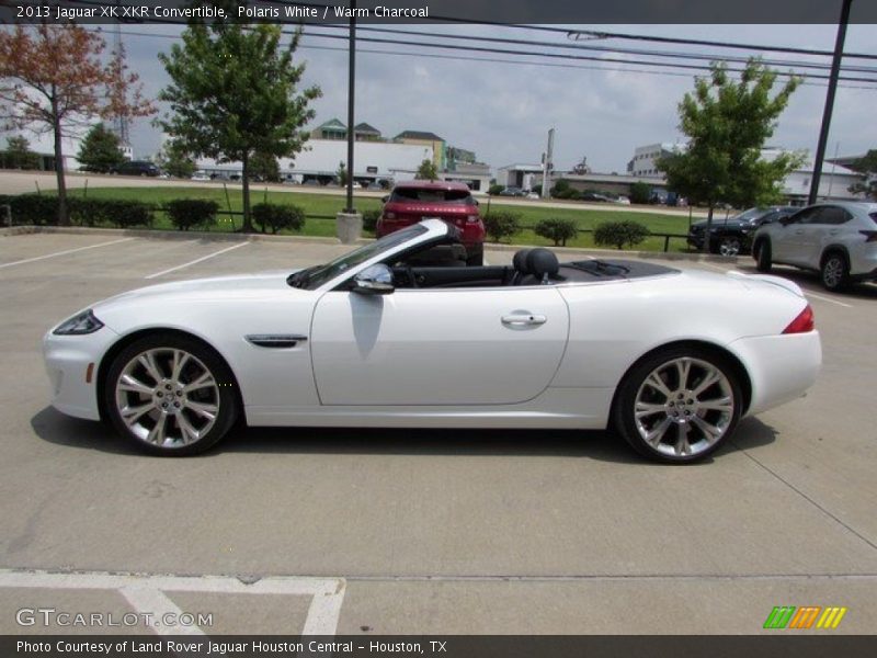 Polaris White / Warm Charcoal 2013 Jaguar XK XKR Convertible