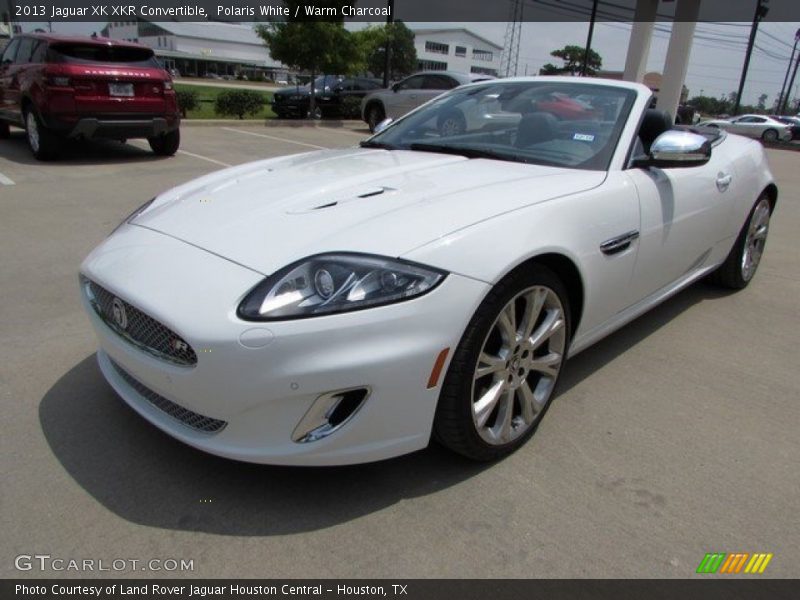 Polaris White / Warm Charcoal 2013 Jaguar XK XKR Convertible