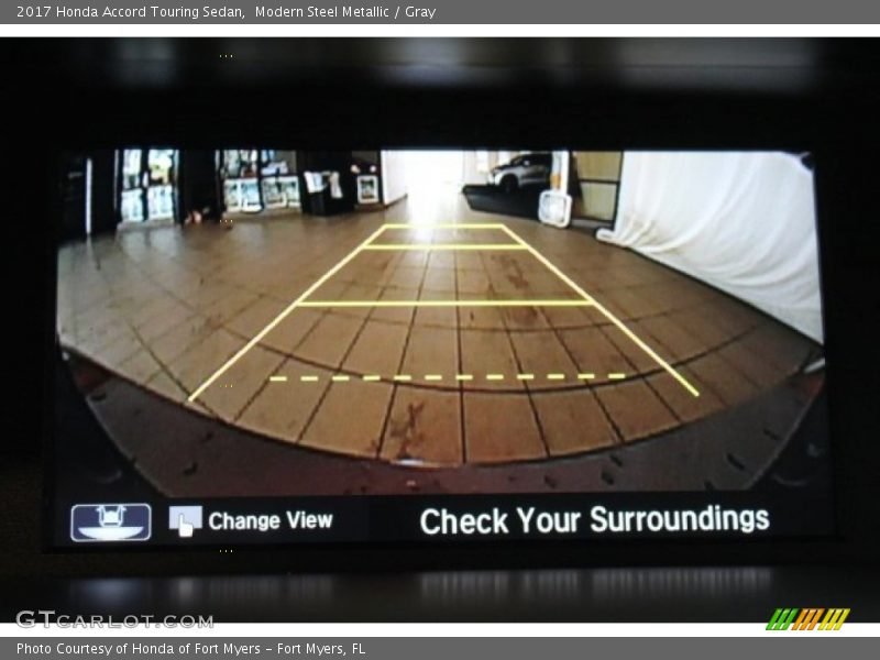 Modern Steel Metallic / Gray 2017 Honda Accord Touring Sedan