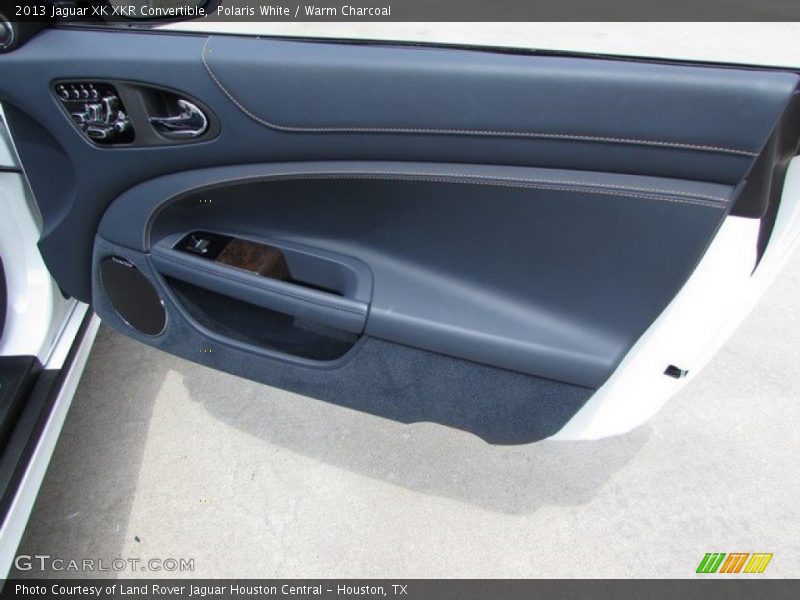 Polaris White / Warm Charcoal 2013 Jaguar XK XKR Convertible