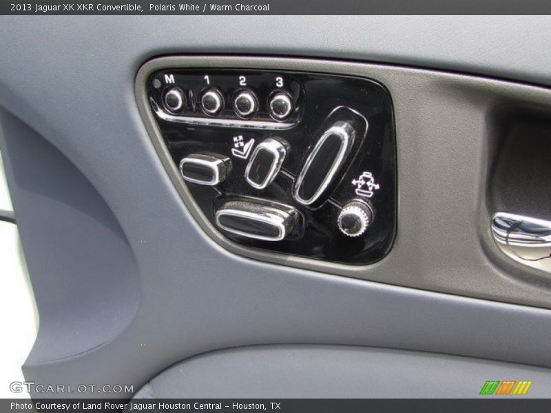 Polaris White / Warm Charcoal 2013 Jaguar XK XKR Convertible