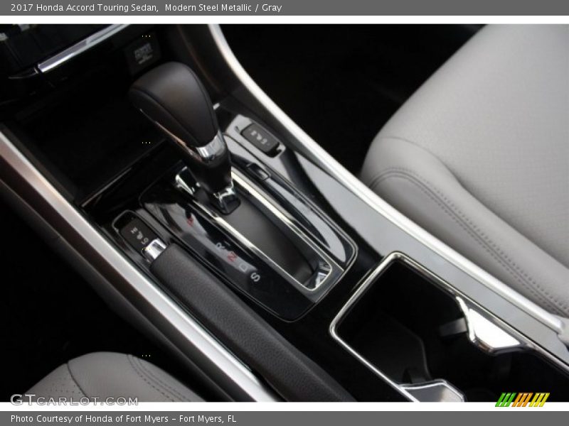 Modern Steel Metallic / Gray 2017 Honda Accord Touring Sedan