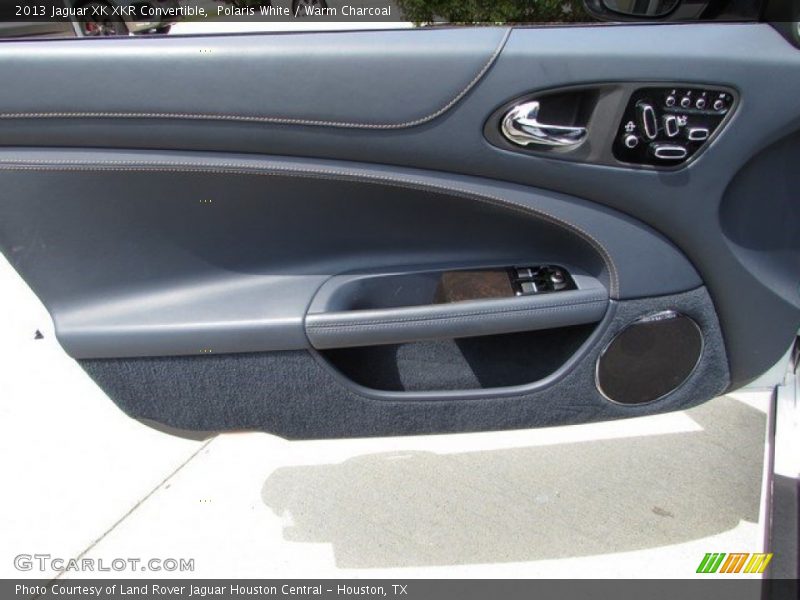 Polaris White / Warm Charcoal 2013 Jaguar XK XKR Convertible