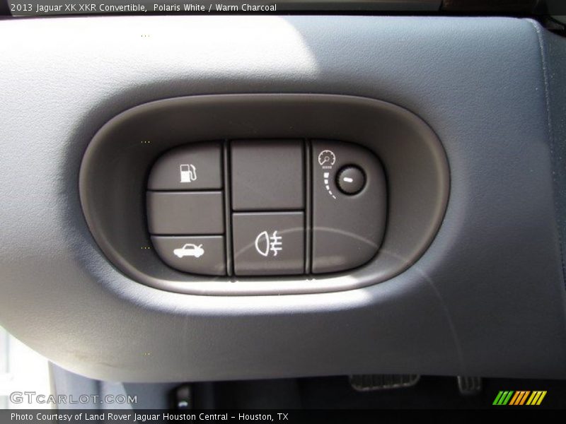 Polaris White / Warm Charcoal 2013 Jaguar XK XKR Convertible