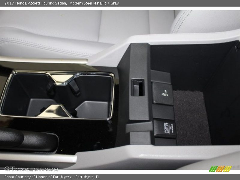 Modern Steel Metallic / Gray 2017 Honda Accord Touring Sedan