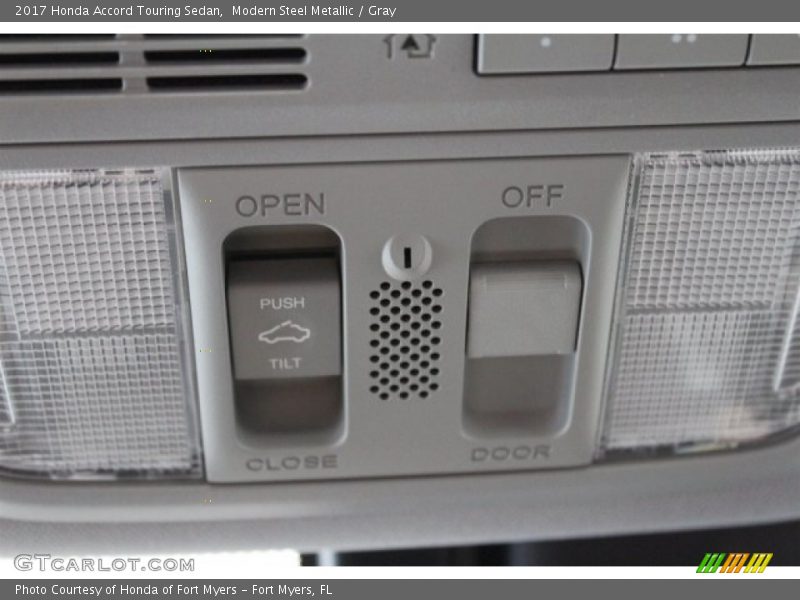 Modern Steel Metallic / Gray 2017 Honda Accord Touring Sedan