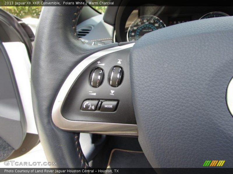 Polaris White / Warm Charcoal 2013 Jaguar XK XKR Convertible