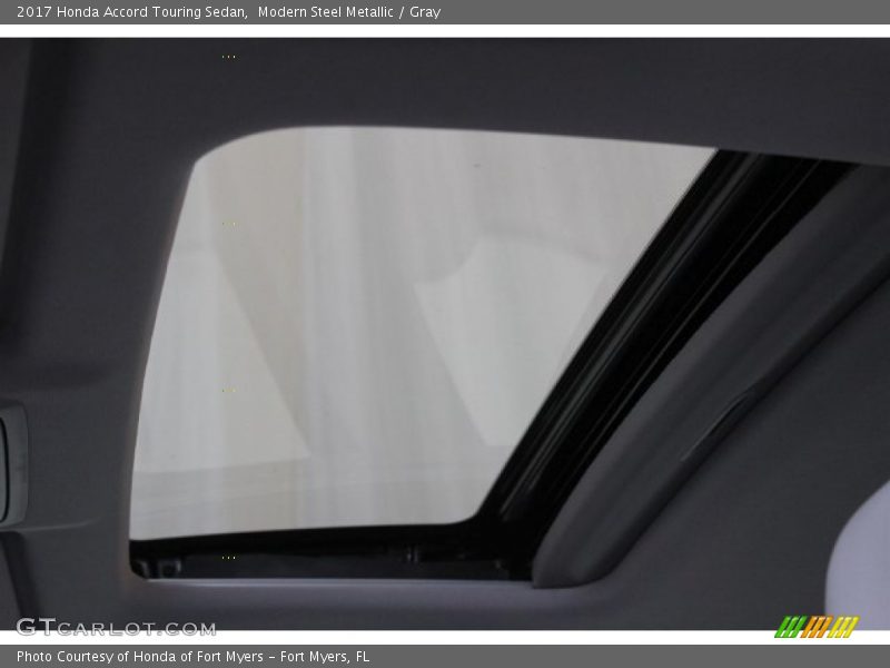 Modern Steel Metallic / Gray 2017 Honda Accord Touring Sedan