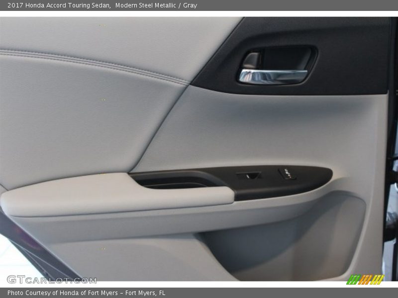 Modern Steel Metallic / Gray 2017 Honda Accord Touring Sedan