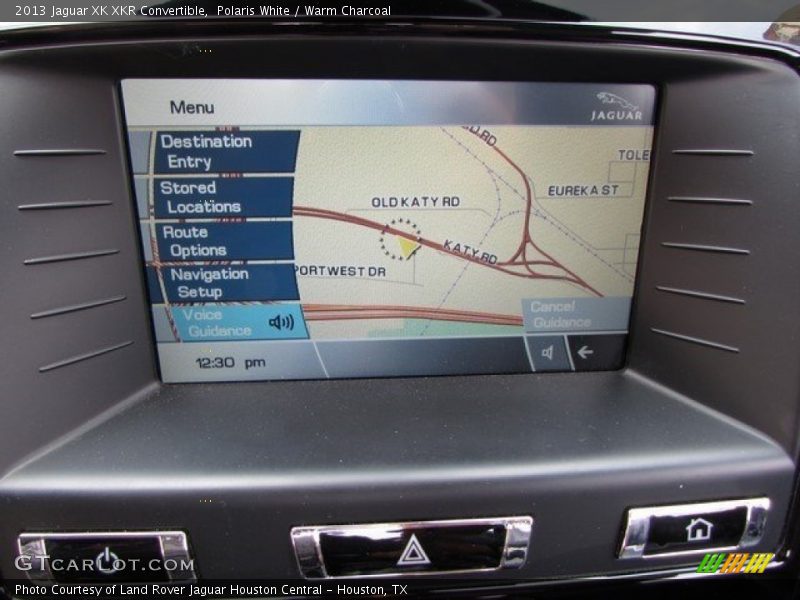 Polaris White / Warm Charcoal 2013 Jaguar XK XKR Convertible