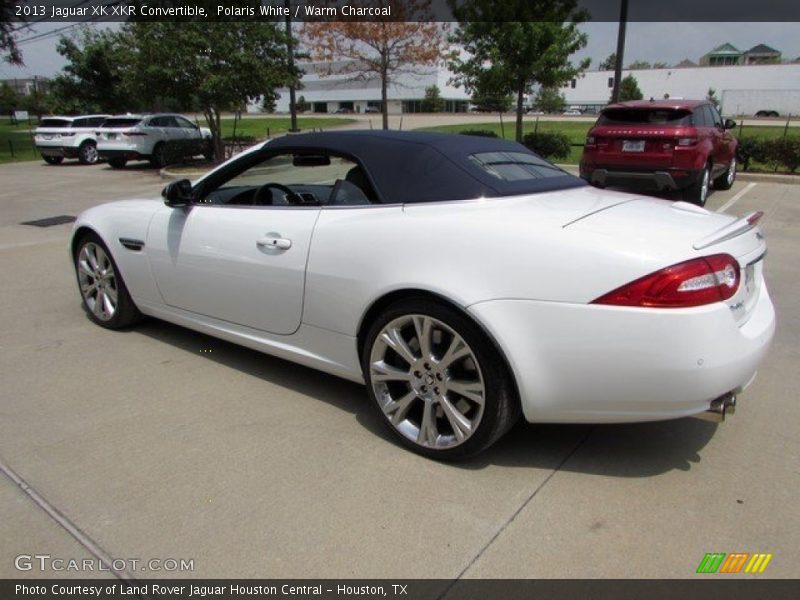 Polaris White / Warm Charcoal 2013 Jaguar XK XKR Convertible
